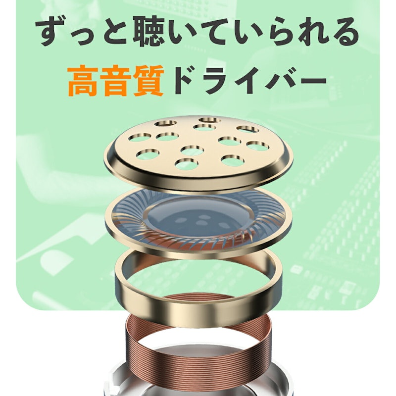 T17 ワイヤレスイヤホン 5