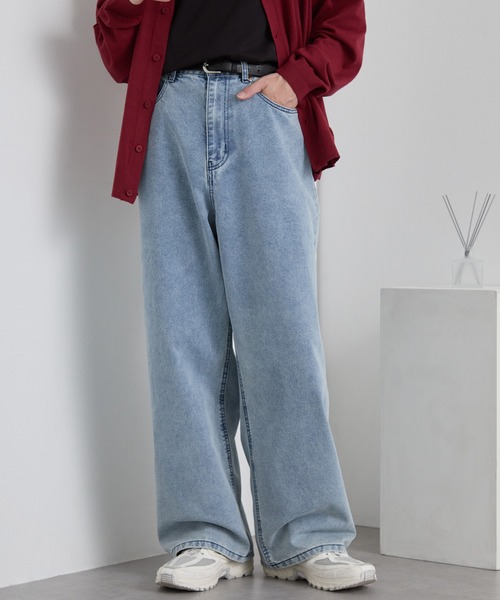 ヴィンテージメイクバギーセミワイドデニムパンツ 6