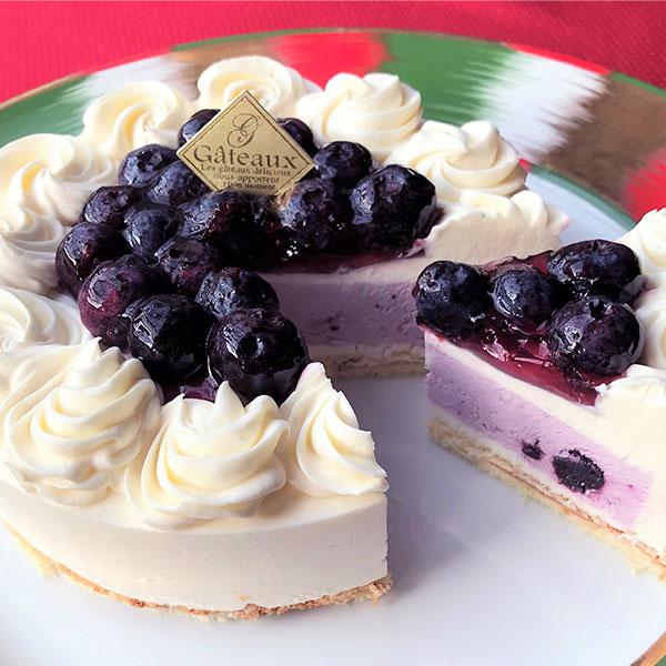 ブルーベリーチーズケーキ 1