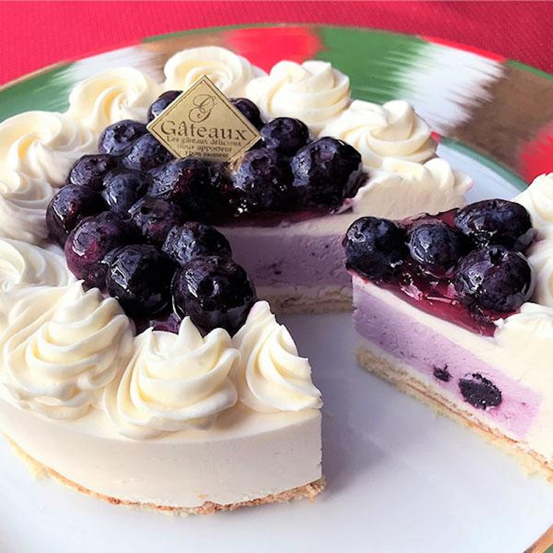 ブルーベリーチーズケーキ 1