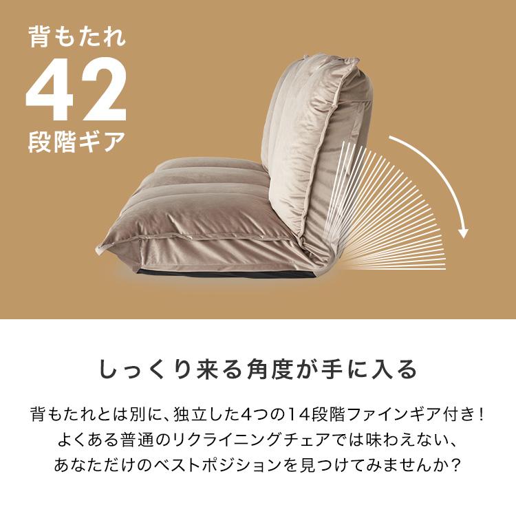 肉厚フロアソファ リクライニング 6