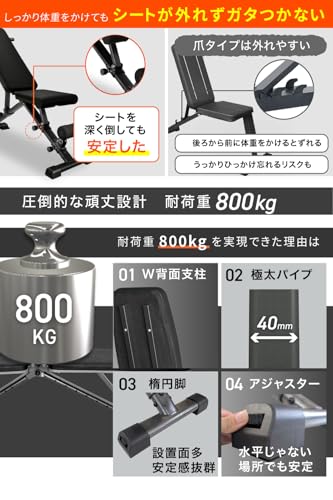 可変式 トレーニングベンチ 3
