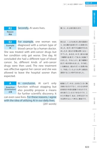 AREA式で英語2分間スピーキング 6