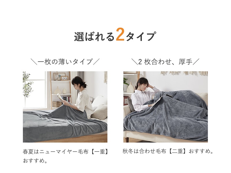 フランネル毛布 3