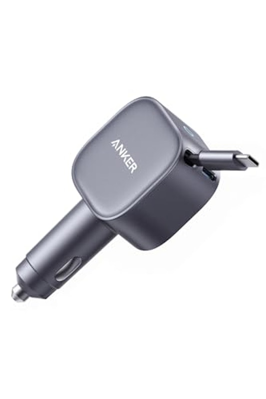 Car Charger 75W 巻取り式 USB-Cケーブル 1