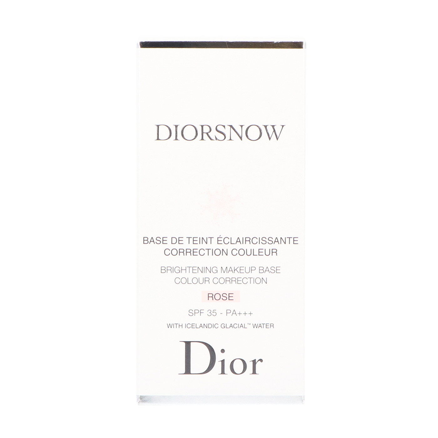 ディオール スノー メイクアップべース UV35 ローズをレビュー