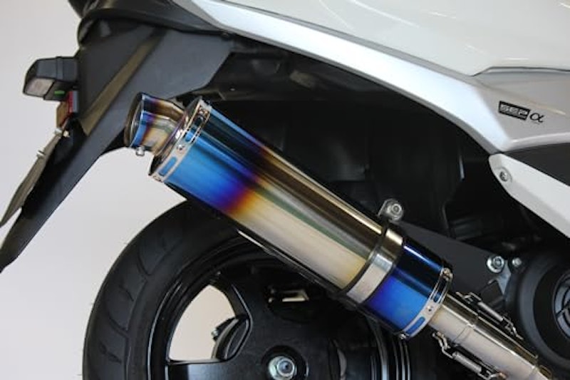 バーグマンストリート125EX バイクマフラー 3