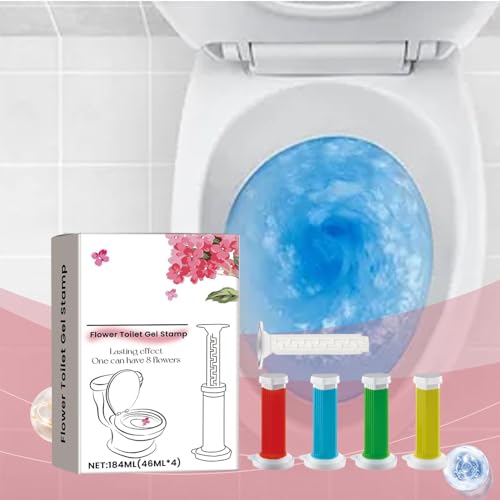 花の形のトイレ消臭ジェルスタンプ 7