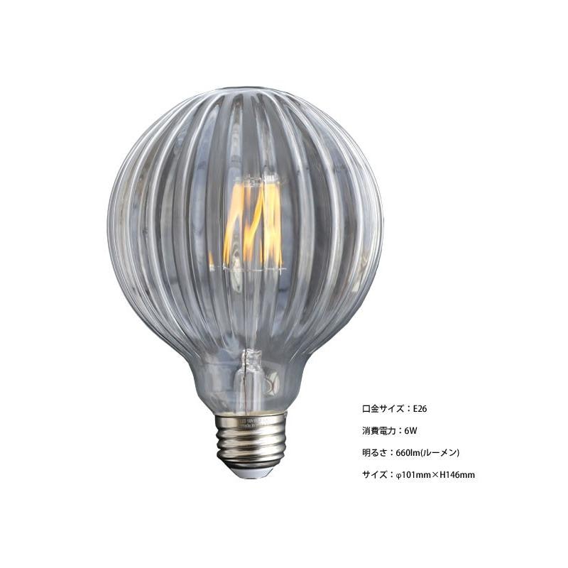 カットガラス調LED電球 6