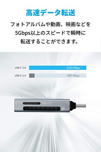 USB-C 2-in-1 カードリーダー 6