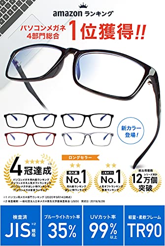 481円 発売モデル TR90素材 軽量快適ブルーライトカットメガネ 伊達眼鏡 度なしわずか 10g紫外線カット uvカットパソコン用pcめがね だてめがね メ