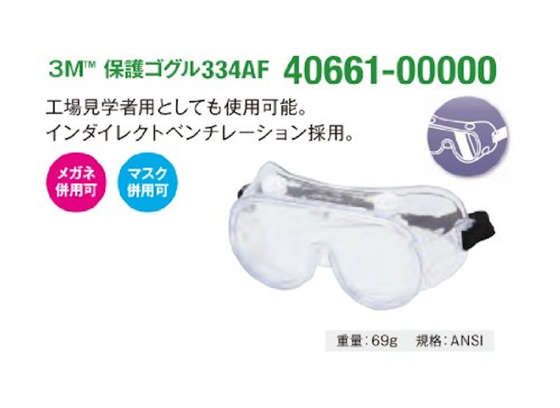 3M 保護ゴーグル 4