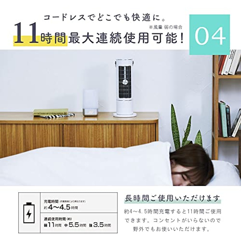 コードレススリムファン 6