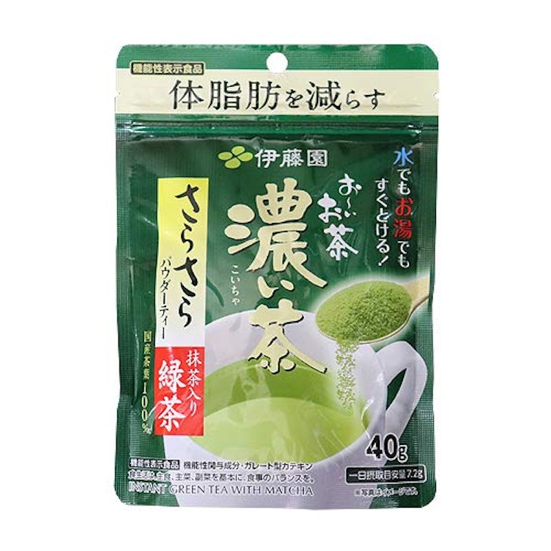 濃い茶 さらさら抹茶入り緑茶 1