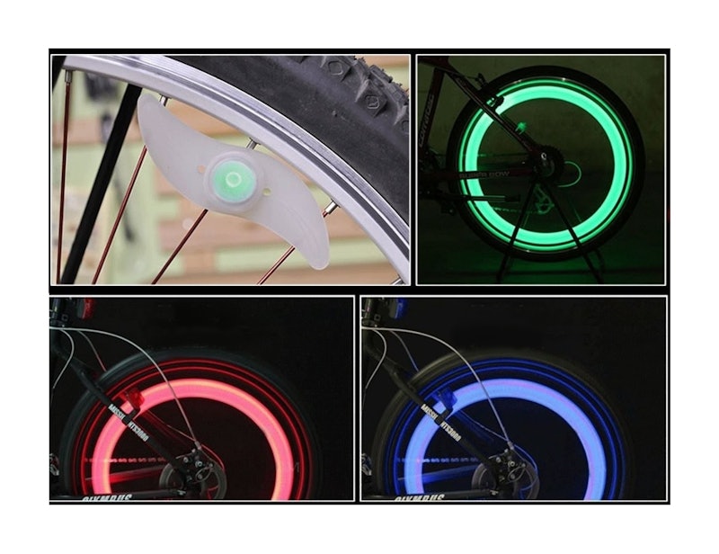 自転車用ホイールライト 3色セット 1