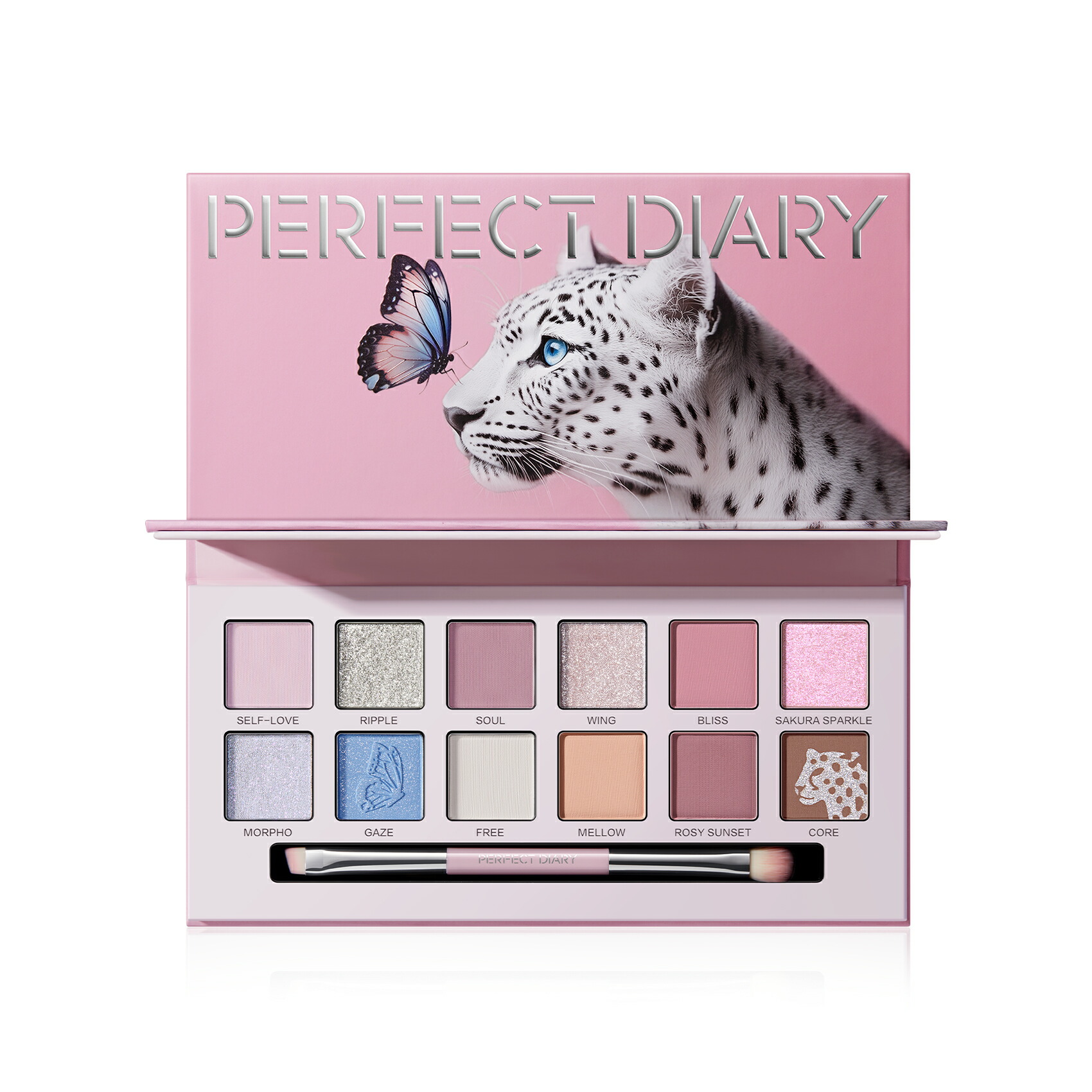 PERFECT DIARY エクスプローラ12色アイシャドウ 1