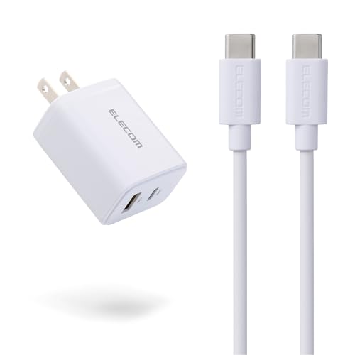 USB Power Delivery 20W AC充電器 C-Cケーブル1.5m付 1