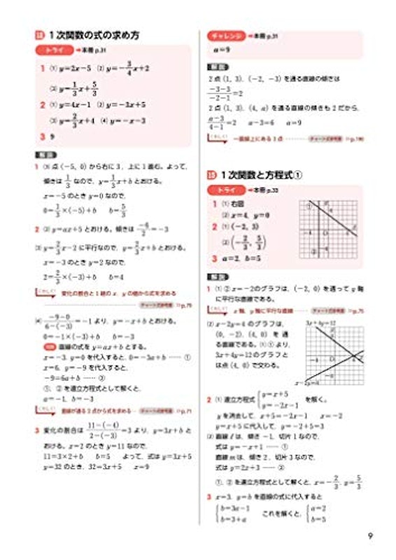 チャート式 中学数学2年 準拠ドリル 6