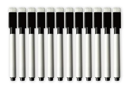 ホワイトボードマーカー 黒色 12本セット 1