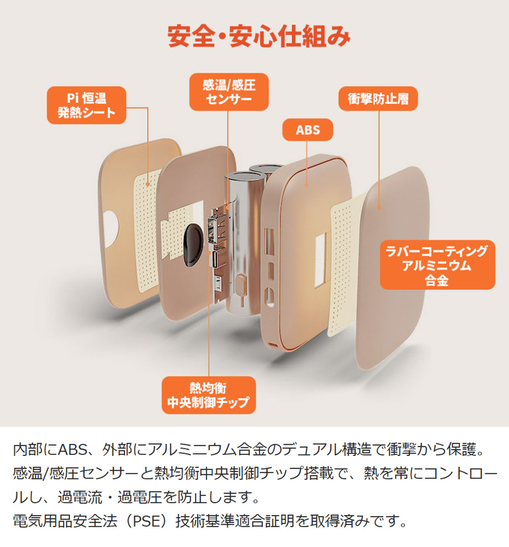 USB充電式カイロ 11
