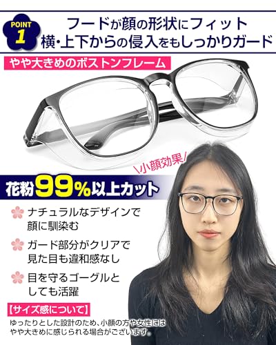 花粉防止メガネ 3