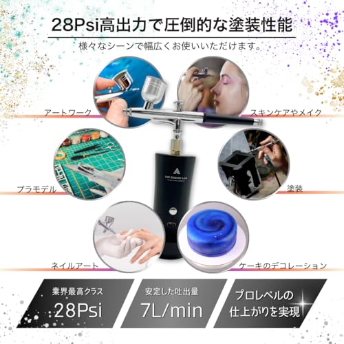 充電式エアブラシ 3