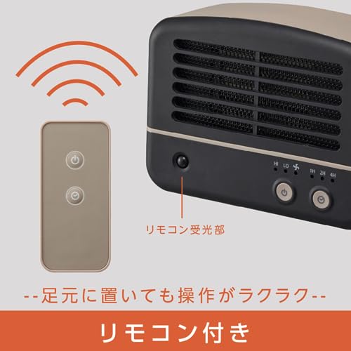 リモコン付きセラミックヒーター 4