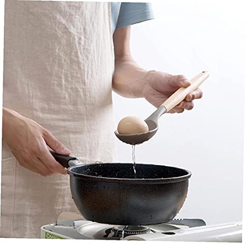 木製ハンドル付き シリコン泡立て器 5