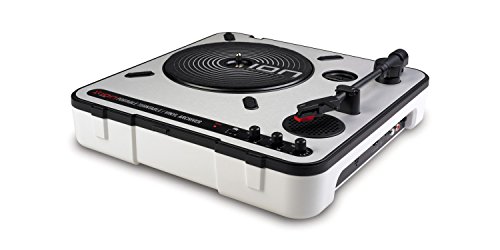 新品 保証1年付 ION compact LP クリーム レコードプレーヤー ターンテーブル 中古-非常に良い ION Audio Compact LP 革張りレコードプレーヤー