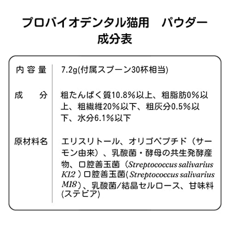 プロバイオデンタル 猫用(サーモン味) 2