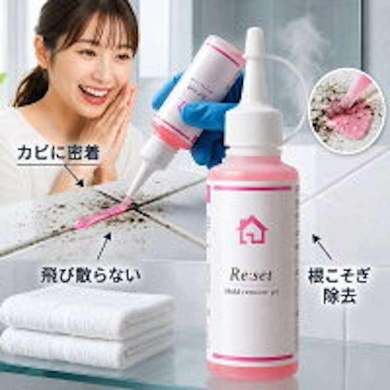 超高濃度密着カビ取りジェル 1