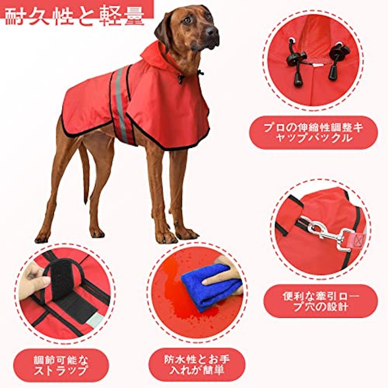 犬レインコート 4