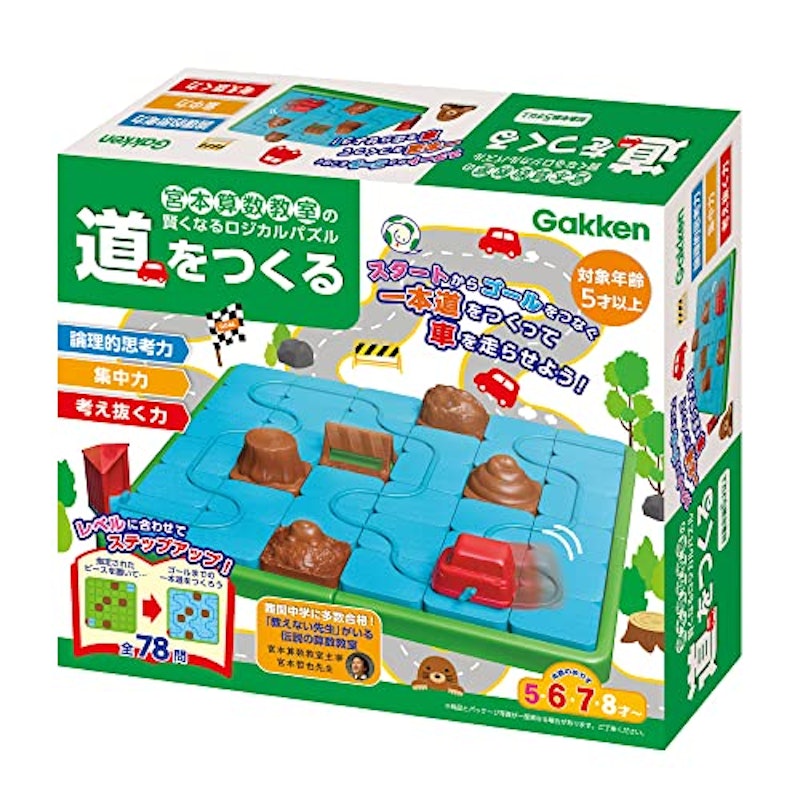 宮本算数教室の賢くなるロジカルパズル 道をつくる 2