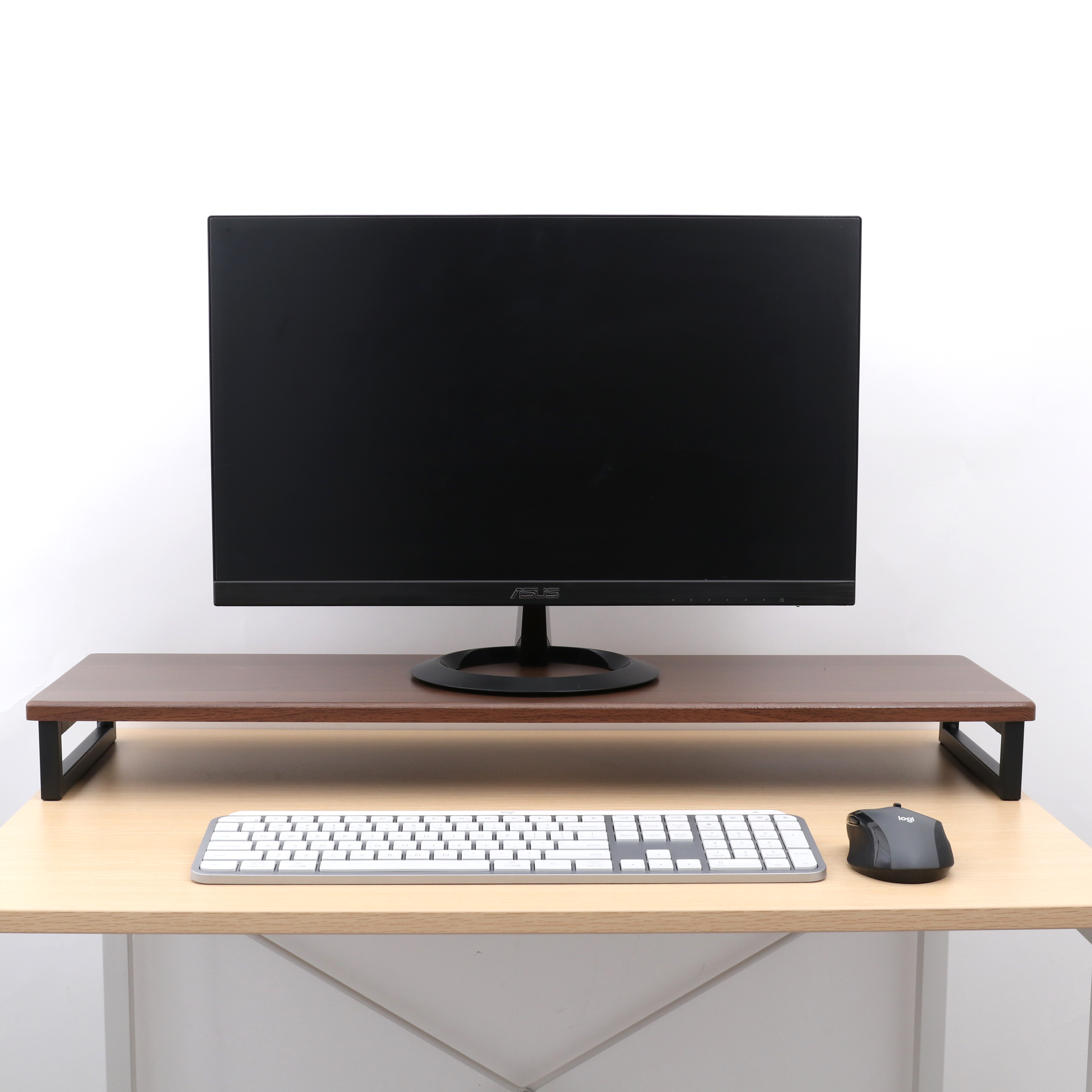 【新品未開封・お値下げ可能】山善　DTS-8025　ココアブラウン　３個セット DTS-8025(CCB/SBK) モニタースタンド YAMAZEN(山善