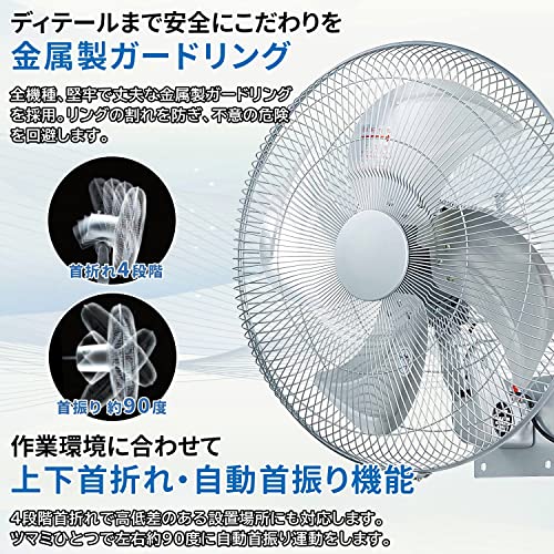 アルミ壁掛け扇 4