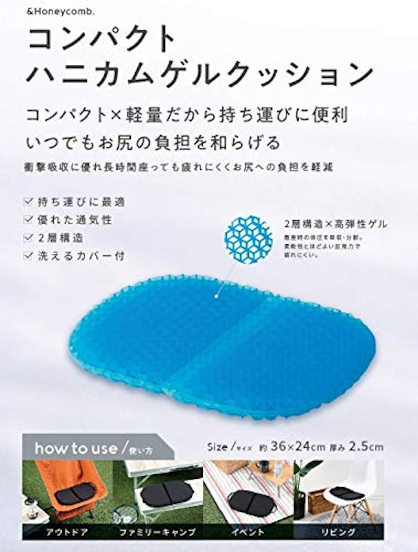 コンパクトハニカムゲルクッション 2