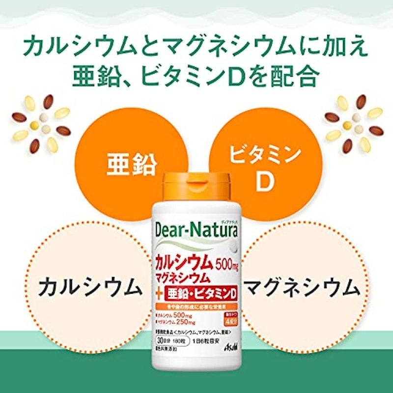 カルシウム・マグネシウム・亜鉛・ビタミンD 3