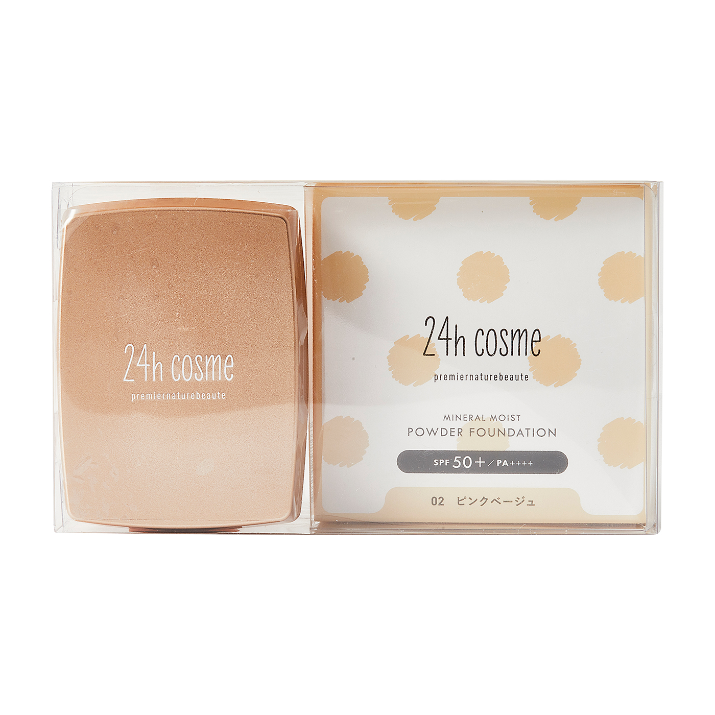 24h cosme パウダーファンデーション ナチュラルオークル 3個セット 24