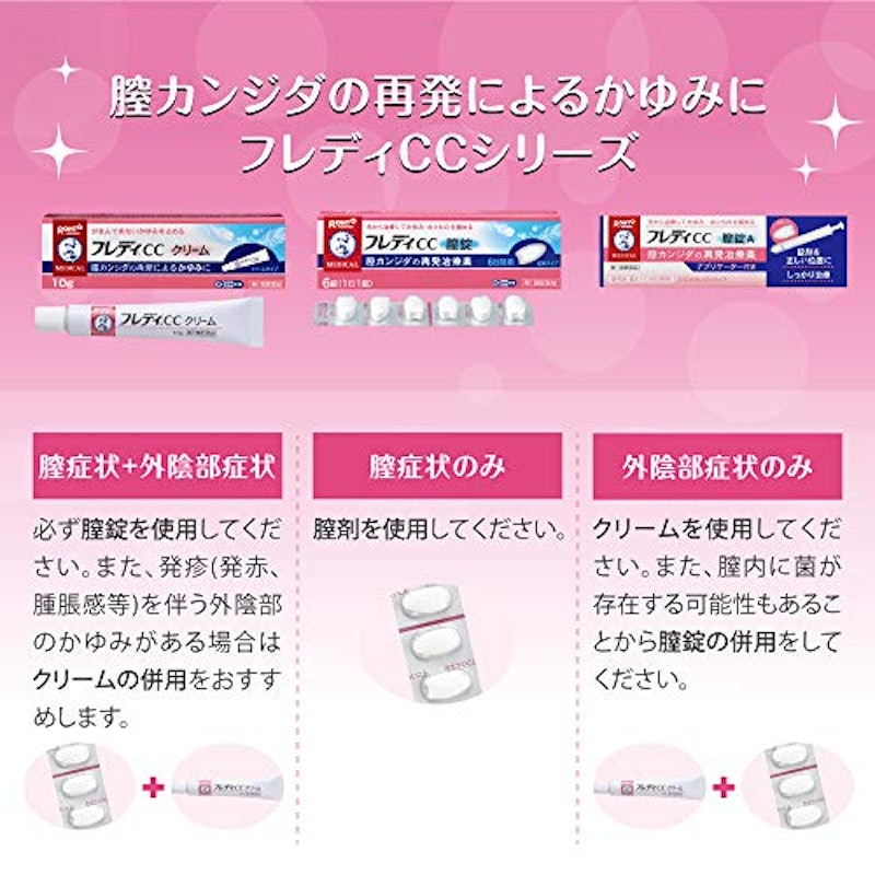 メンソレータム フレディCC膣錠 6