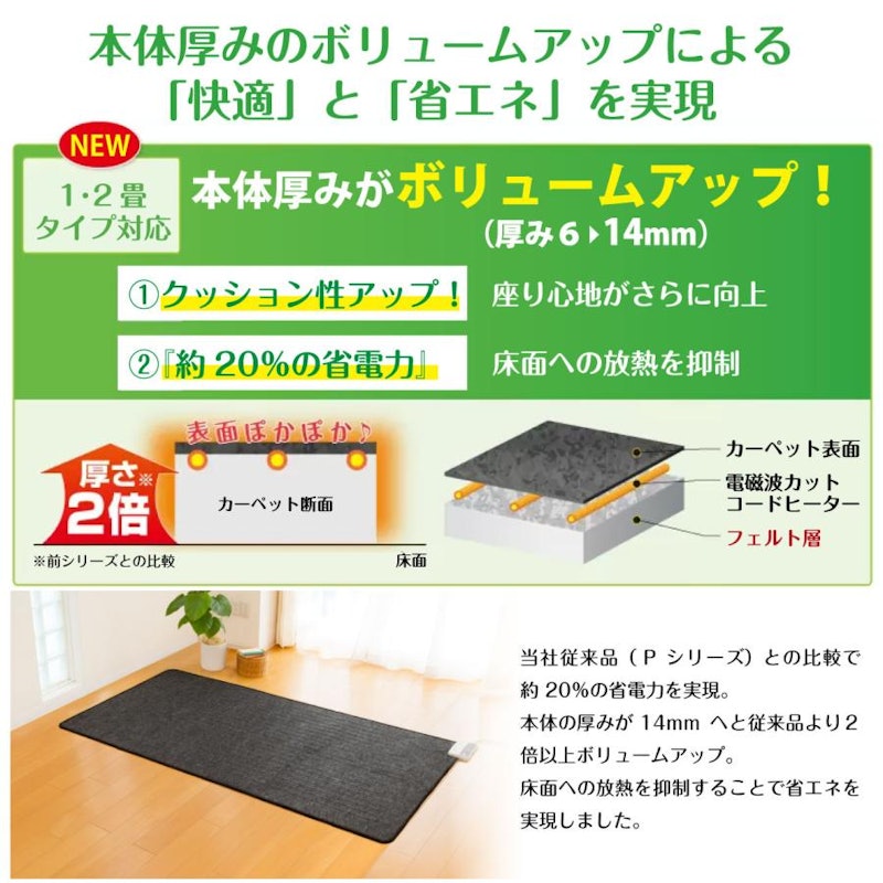 ホットカーペット Sシリーズ 2