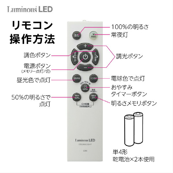 LEDシーリングライト 6