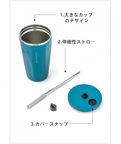 ストロー付きタンブラー 3