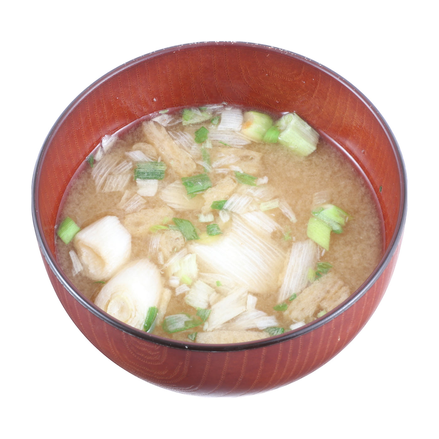 長ねぎと油揚げのおみそ汁 2