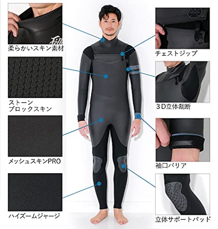 セミドライウェットスーツ 3