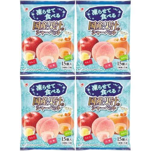 凍らせて食べる国産果汁のシャーベット 1