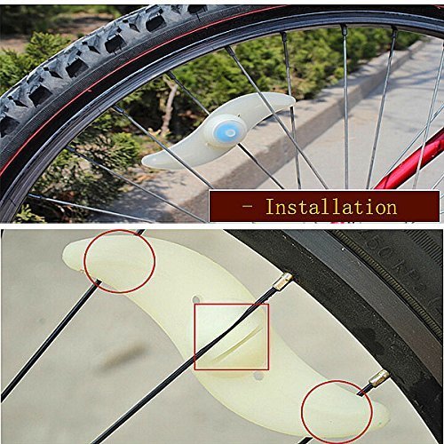 自転車用ホイールライト 3色セット 3