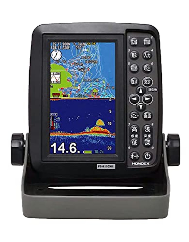 5型ワイド液晶ポータブルプロッター魚探 PS 1