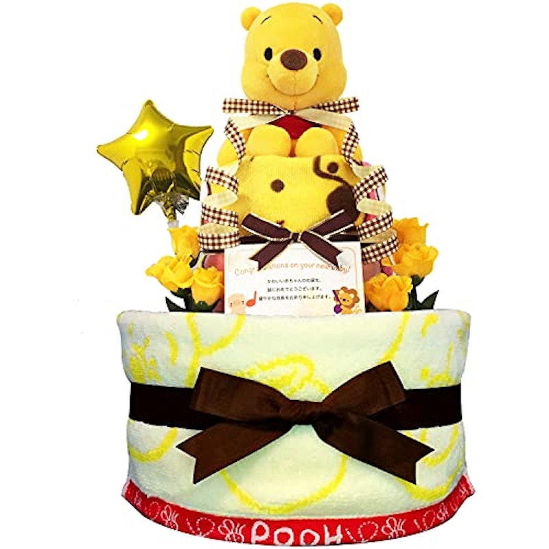 KanonBabys くまのプーさんのおむつケーキ 1
