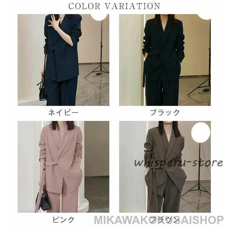 パンツスーツセットアップ 8