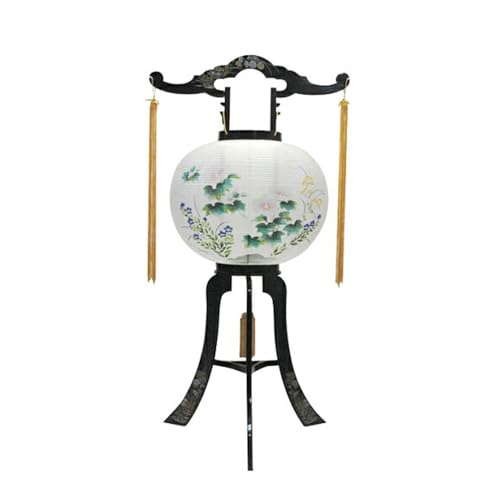 回転提灯 菊蒔絵 1